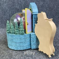 Vintage 1991 Disney Beauty & the Beast Double Sided Musical Snow Globe EUC