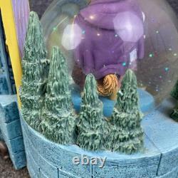 Vintage 1991 Disney Beauty & the Beast Double Sided Musical Snow Globe EUC