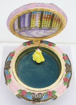 Vintage 1991 Disney Belle Beauty & the Beast Music Box withOriginal Package