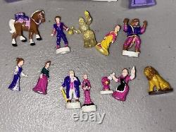 Vintage 1998 Trend Masters Beauty & The Beast Castle Lights Up Complete Figures