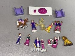 Vintage 1998 Trend Masters Beauty & The Beast Castle Lights Up Complete Figures