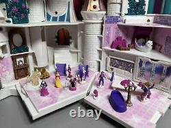 Vintage 1998 Trend Masters Beauty & The Beast Castle Lights Up Complete Figures