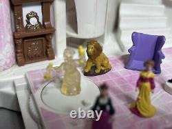 Vintage 1998 Trend Masters Beauty & The Beast Castle Lights Up Complete Figures