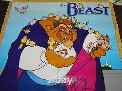 Vintage 20 X 16 Walt Disney Company The Beast Poster Signed #82115