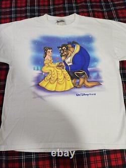 Vintage Beauty And The Beast Tshirt (RARE RARE RARE) F and B HIT