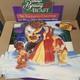 Vintage DISNEY BEAUTY & BEAST ENCHANTED CHRISTMAS STANDEE STORE DISPLAY Promo