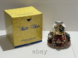 Vintage Disney 1991 Beauty and The Beast Musical Snow Globe