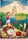 Vintage Disney Beauty And The Beast Original Movie Poster 35 x 23 inches