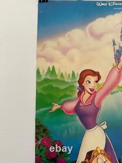 Vintage Disney Beauty And The Beast Original Movie Poster 35 x 23 inches