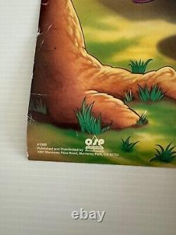 Vintage Disney Beauty And The Beast Original Movie Poster 35 x 23 inches