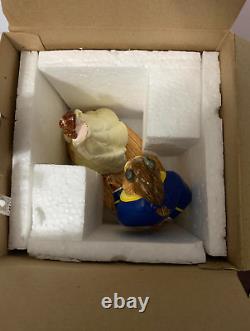Vintage Disney Beauty And The Beast Porcelain Dancing Music Box by Schmid Works