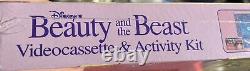 Vintage Disney Beauty And The Beast Videocassette & Activity Kit Sealed NEW