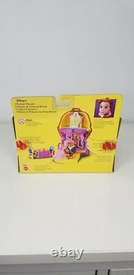 Vintage Disney Beauty & Beast Belle Portrait Playcase Mini Doll Set 1999 NIB