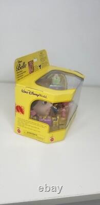 Vintage Disney Beauty & Beast Belle Portrait Playcase Mini Doll Set 1999 NIB