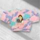 Vintage Disney Beauty & The Beast Crewneck Sweatshirt Toddler Kids 4T/5 SSI