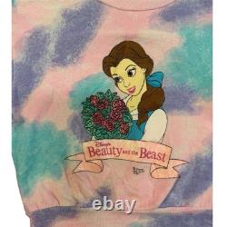 Vintage Disney Beauty & The Beast Crewneck Sweatshirt Toddler Kids 4T/5 SSI