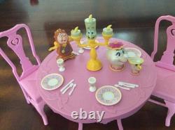 Vintage Disney Beauty & The Beast Enchanted Musical Table