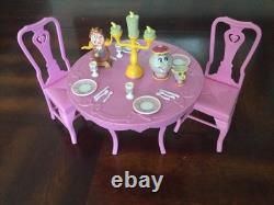 Vintage Disney Beauty & The Beast Enchanted Musical Table