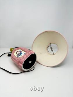 Vintage Disney Beauty and The Beast Lamp Belle Glow in the Dark Rare Tested HTF