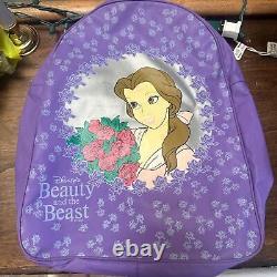 Vintage Disney Beauty and the Beast Belle Backpack Pyramid Rare