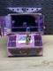 Vintage Disney Beauty and the Beast Musical Jewelry Box Pink Tin 1991 Dancing