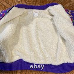 Vintage Disney Beauty and the Beast Sherpa Jacket & Mittens- Kids 5/6 RARE