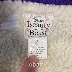 Vintage Disney Beauty and the Beast Sherpa Jacket & Mittens- Kids 5/6 RARE