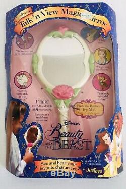 Vintage Disney Beauty and the Beast Talk'n View Magic Mirror in Box Never Opened