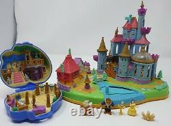 Vintage Disney Polly Pocket Beauty & the Beast Magical Castle and compact