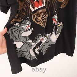 Vintage Disney Store Beauty And The Beast Wolves T-Shirt Single Stitch Size XXL