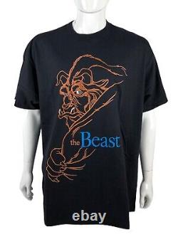 Vintage Disney THE BEAST T-Shirt Size XL 2XL One Size Made In The USA The Beauty