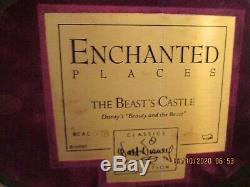 Vintage Disney's Beauty & The Beast Wdcc Enchanted Places The Beast's Castle