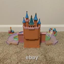 Vintage Polly Pocket Disney Magic Kingdom Castle Playset Mickey 99% Complete