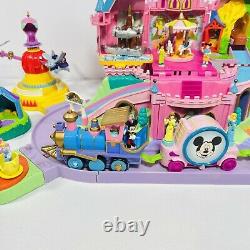 Vintage Polly Pocket Disney Magic Kingdom Castle Playset Mickey In Box 2000