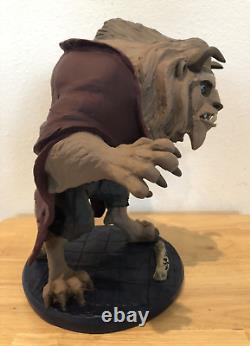 Vintage Rare Disney Beauty And The Beast Maquettes Figurines Le 150/500 With Box