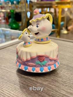 Vintage Schmid Disney Beauty and The Beast Mrs. Potts and Chip Music Box