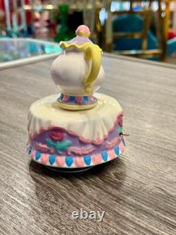 Vintage Schmid Disney Beauty and The Beast Mrs. Potts and Chip Music Box