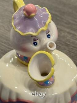Vintage Schmid Disney Beauty and The Beast Mrs. Potts and Chip Music Box