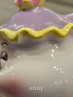 Vintage Schmid Disney Beauty and The Beast Mrs. Potts and Chip Music Box