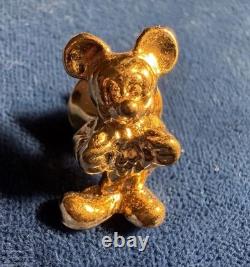 Vintage Signed Disney Jewelry Lot Mickey Pooh Charm Bracelet Beauty Beast