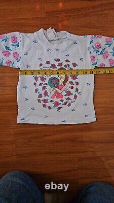 Vintage Single Stitch Disney Beauty And The Beast Belle All Over Print Tee 5/6