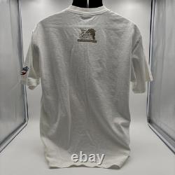 Vintage The Art of Disney Beauty and The Beast White Graphic T Shirt Sz. Large