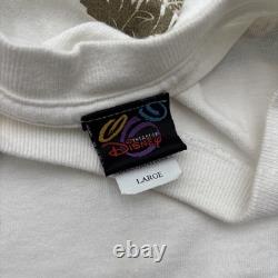 Vintage The Art of Disney Beauty and The Beast White Graphic T Shirt Sz. Large