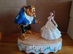 Vintage Walt Disney Beauty And The Beast Music Box by Schmid Dancing Belle Theme