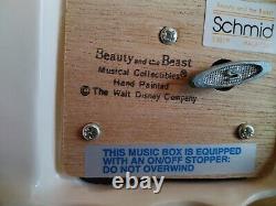 Vintage Walt Disney Beauty And The Beast Music Box by Schmid Dancing Belle Theme