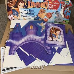 Vintage Walt Disney Tinker Bell Beauty & Beast Castle Cardboard Movie Standee