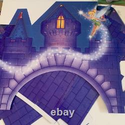 Vintage Walt Disney Tinker Bell Beauty & Beast Castle Cardboard Movie Standee