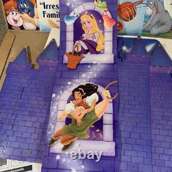 Vintage Walt Disney Tinker Bell Beauty & Beast Castle Cardboard Movie Standee