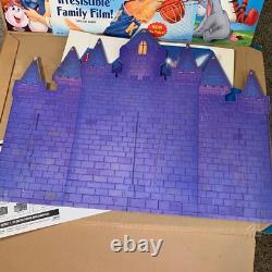 Vintage Walt Disney Tinker Bell Beauty & Beast Castle Cardboard Movie Standee