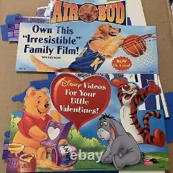 Vintage Walt Disney Tinker Bell Beauty & Beast Castle Cardboard Movie Standee